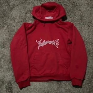 Vetements AW17 Tokyo Exclusive red Metal hoodie